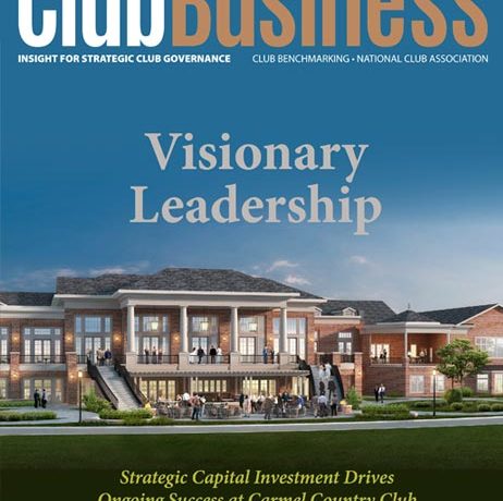 Club Business Cover: Visionary Leadership