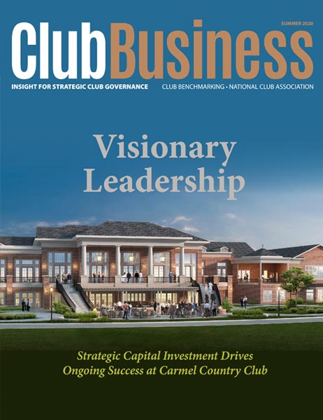 Club Business Cover: Visionary Leadership